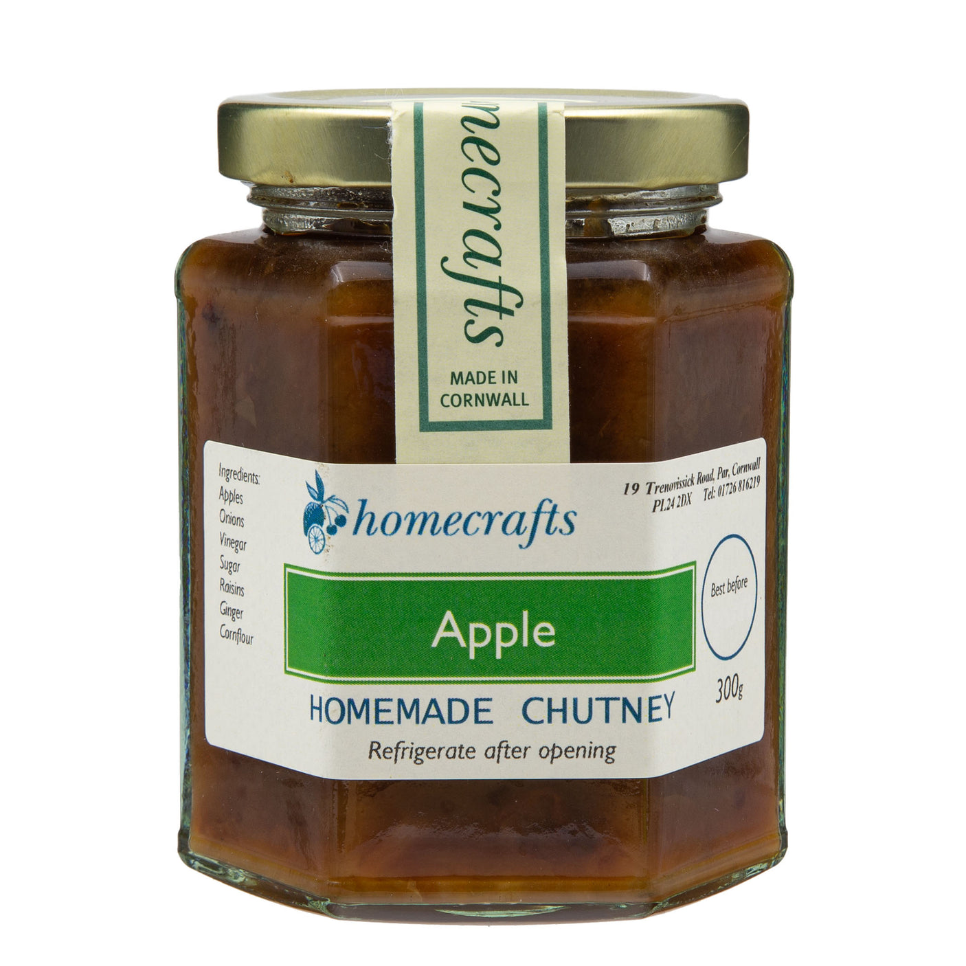 Homecrafts - Apple Chutney 300g - Made in Cornwall