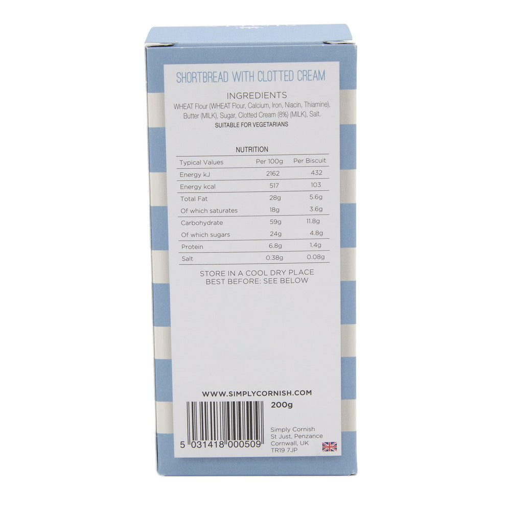 Simply Cornish - Clotted Cream Shortbread 200g