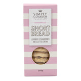 Simply Cornish - Clotted Cream & Strawberry Shortbread 200g