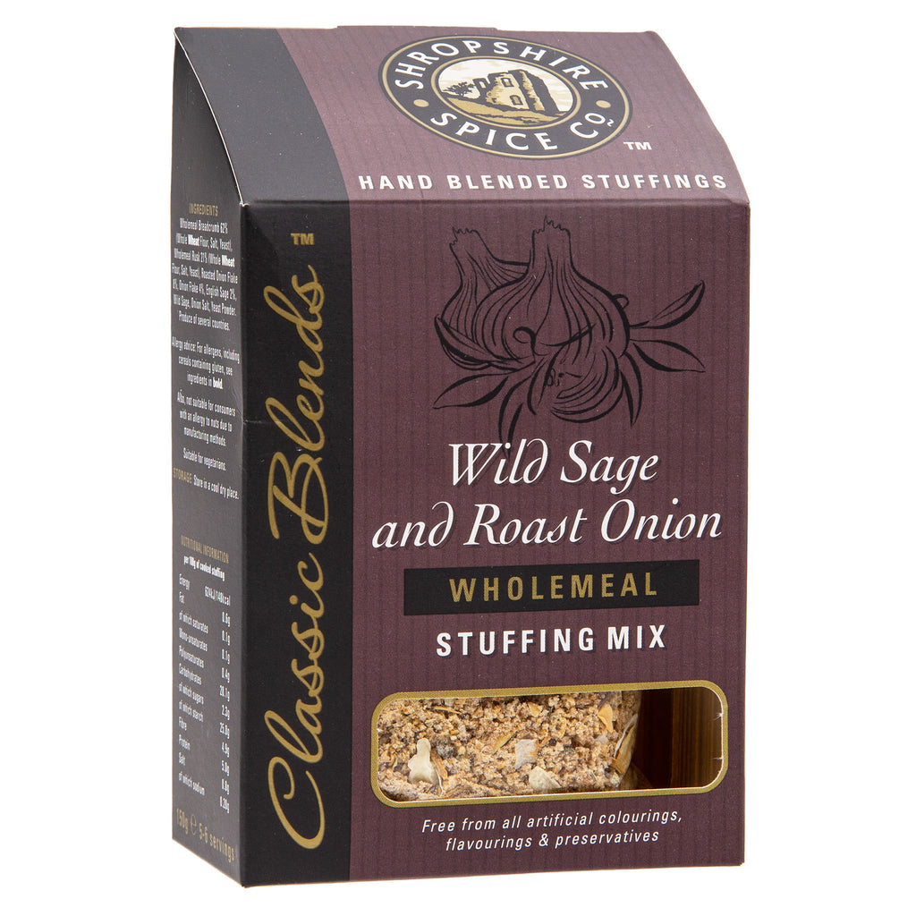 Shropshire Spice Co - Wild Sage & Roast Onion Wholemeal Stuffing Mix 150g