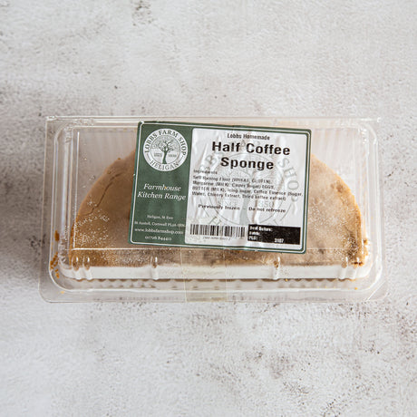 Lobbs Farm Shop Homemade - Frozen Half Coffee Sponge Cake