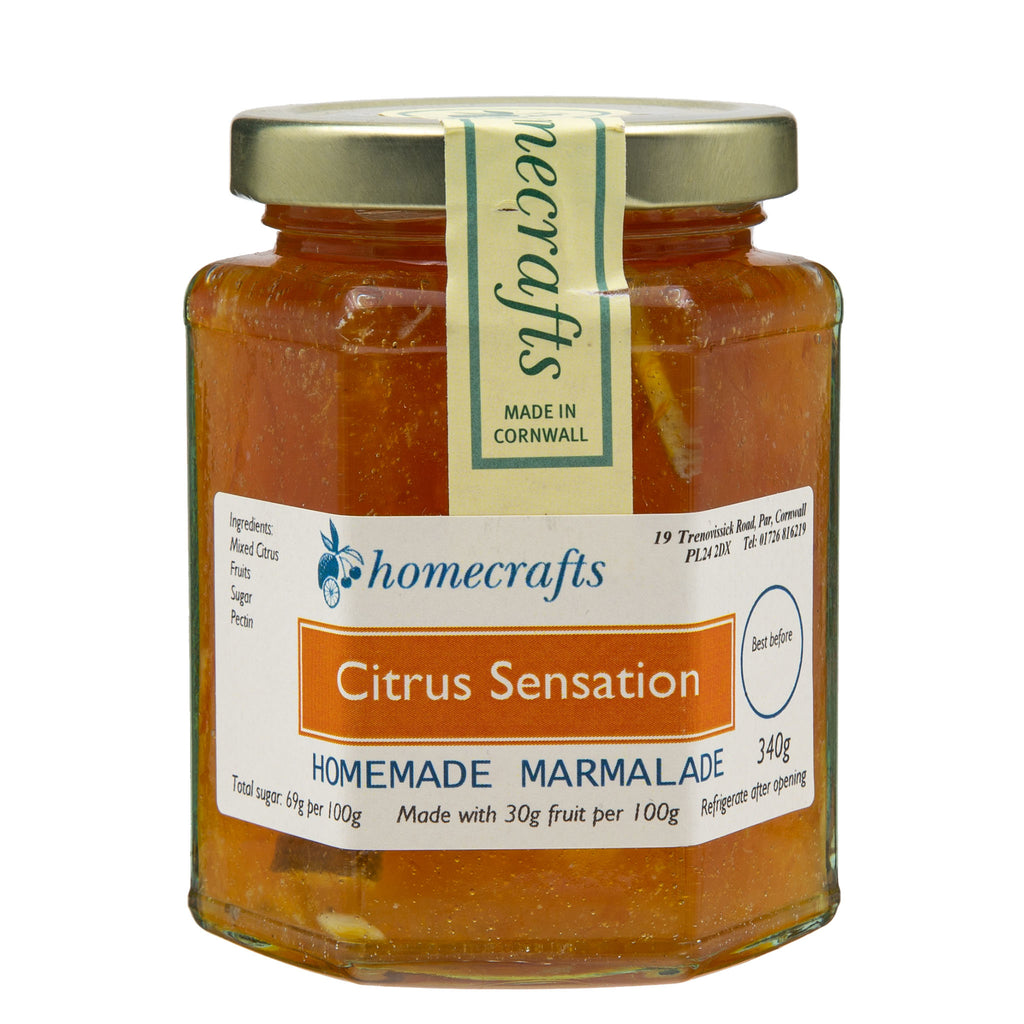 Homecrafts - Citrus Sensation Marmalade 340g - Made in Cornwall