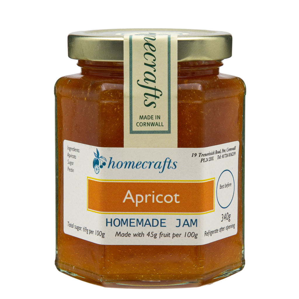 Homecrafts - Apricot Jam 340g - Made in Cornwall