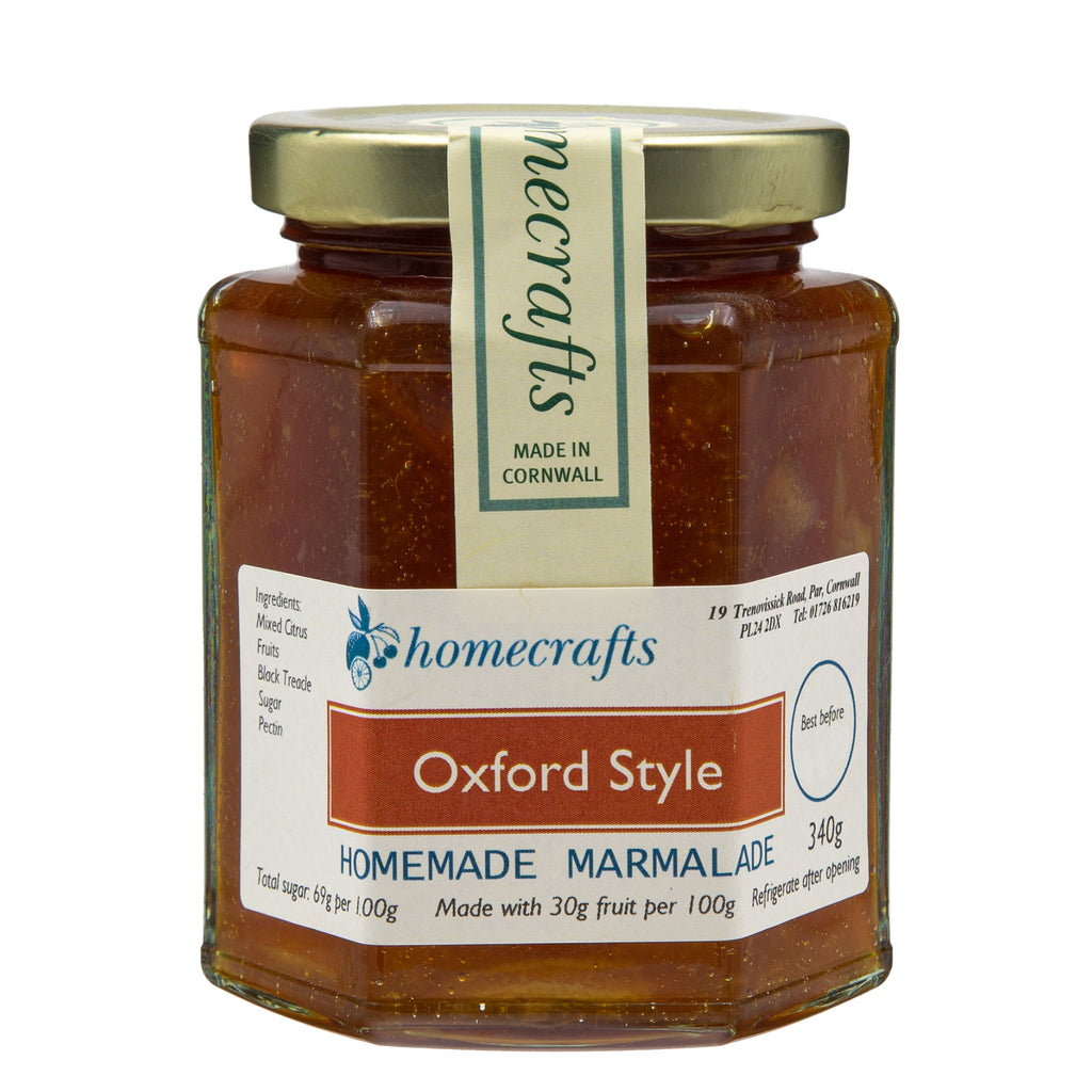Homecrafts - Oxford Style Marmalade 340g - Made in Cornwall