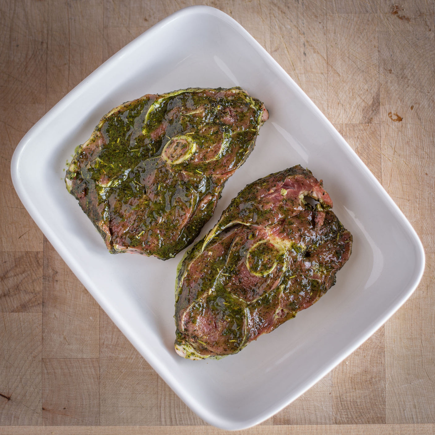 Lobbs Own Grass Fed Lamb - Leg Chops - Mint & Rosemary Marinade