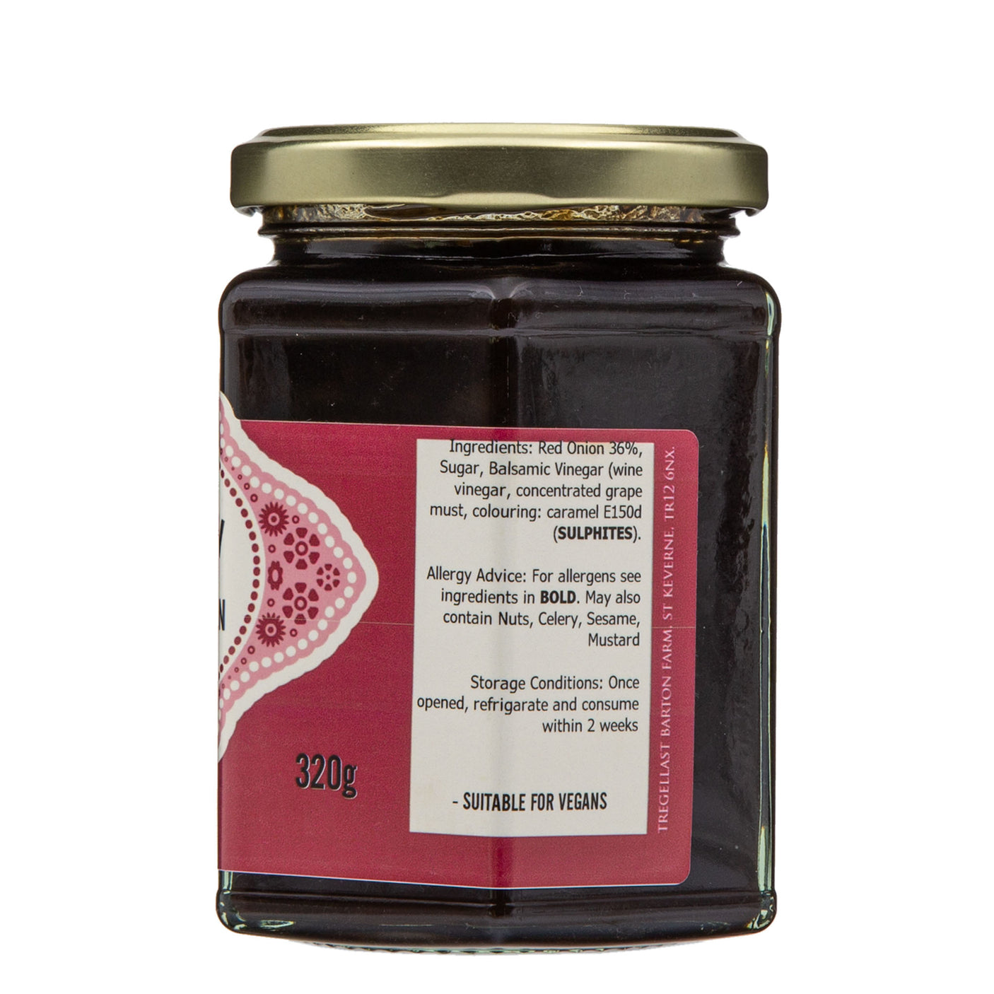 Halzephron - Caramelised Red Onion Marmalade 320g