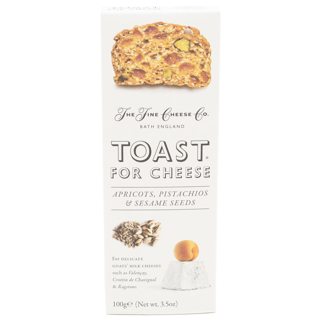 The Fine Cheese Co - Toast For Cheese; Apricots, Pistachios & Sesame Seeds 100g