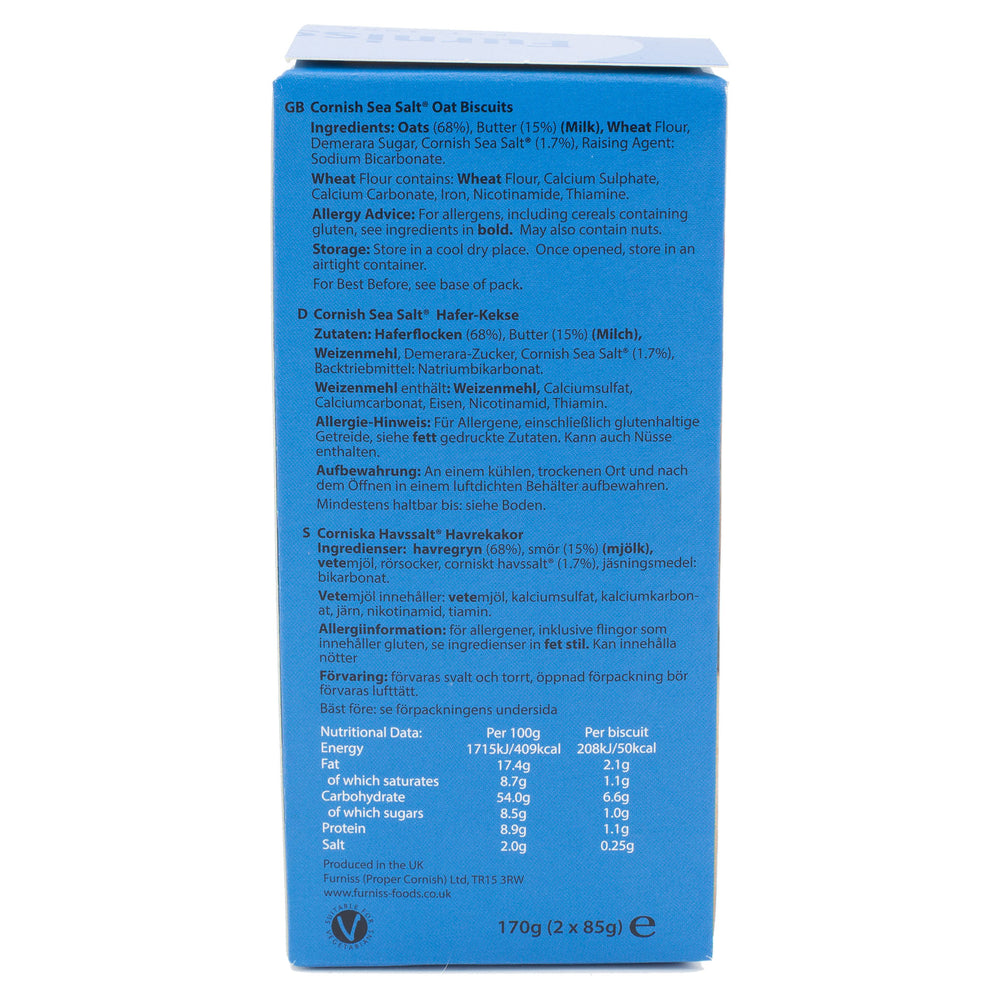 Furniss - Original Cornish Sea Salt Oat Biscuits 170g
