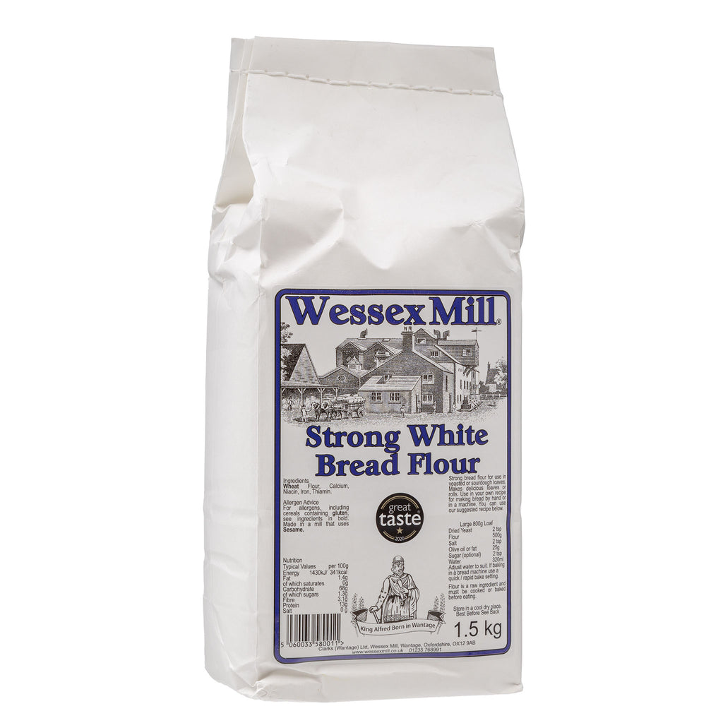 Lobbs Farm Shop - Wessex Mill - Strong White Bread Flour 1.5kg