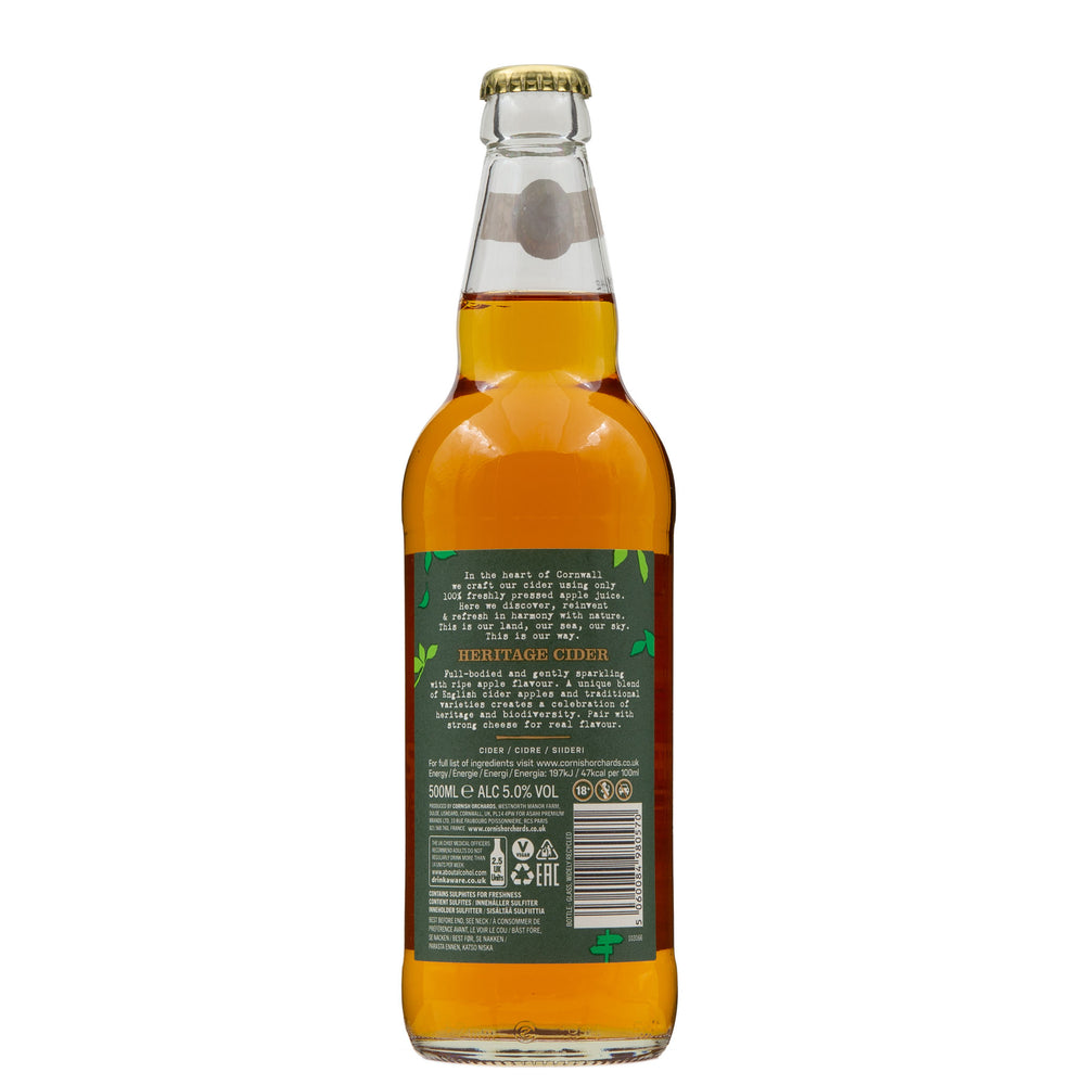 Lobbs Farm Shop - Cornish Orchards Heritage Cider 500ml - Made in Cornwall
