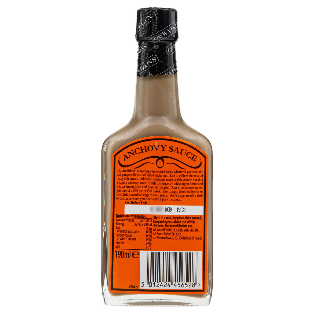 George Watkins - Anchovy Sauce 190ml