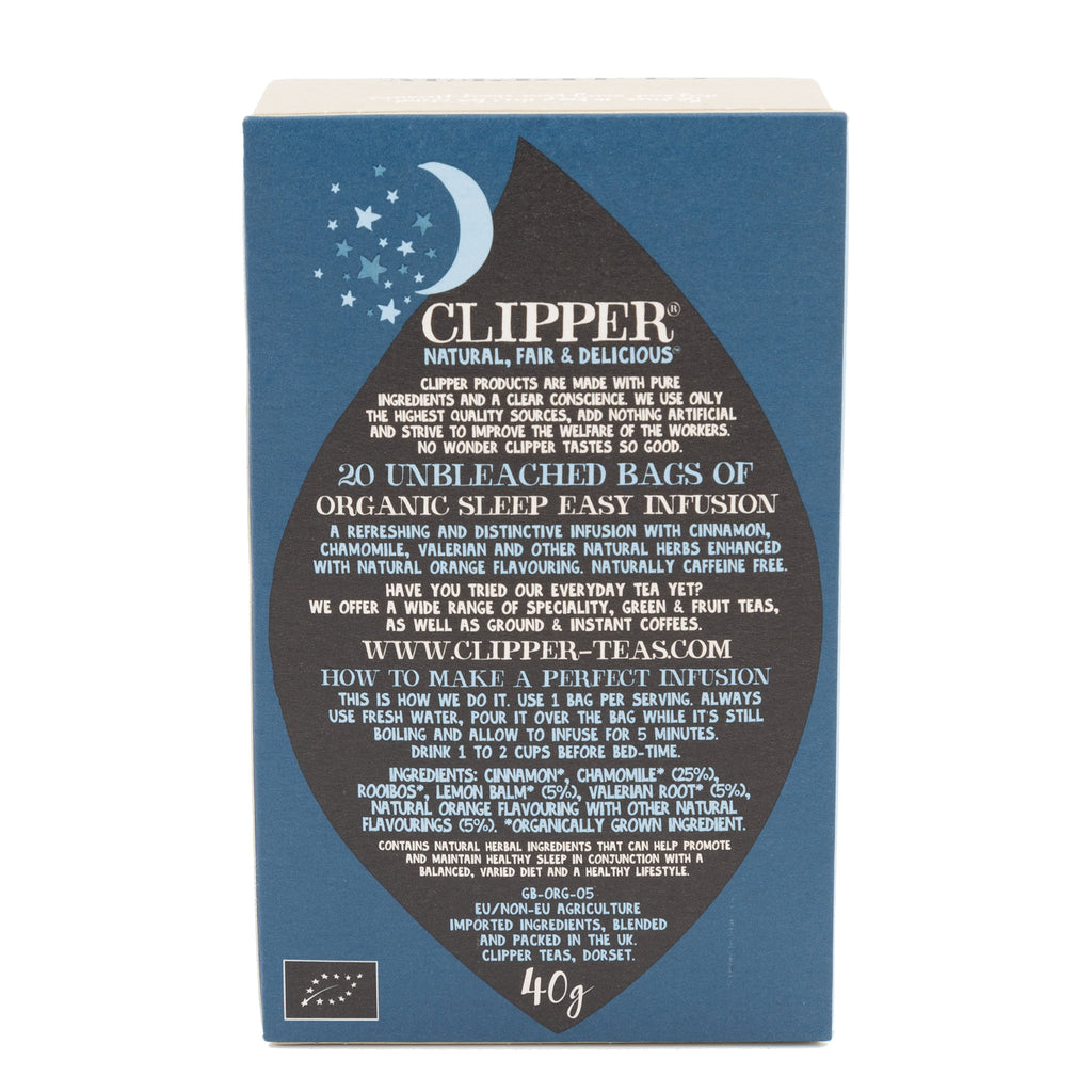Clipper - Organic Sleep Easy Infusion 20 Bags 40g