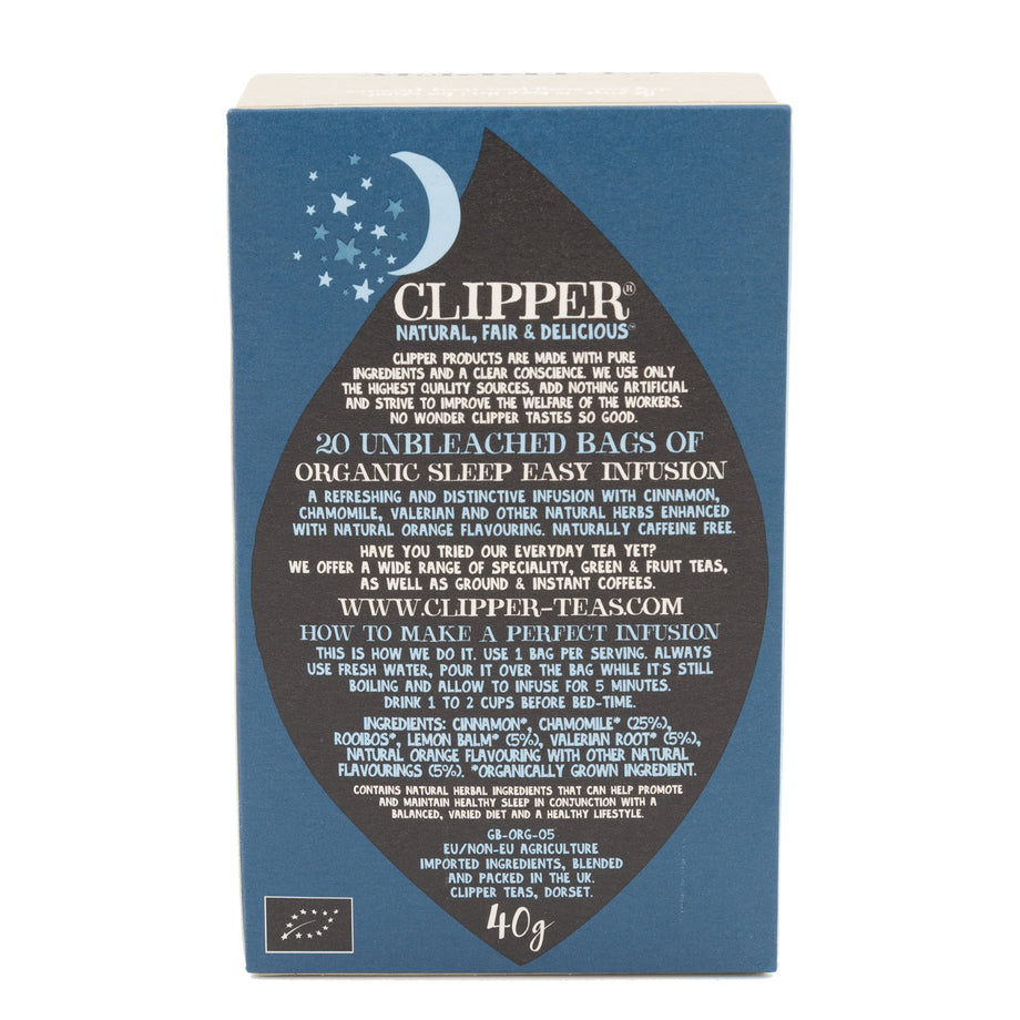  Clipper Organic Sleep Easy Infusion 20 per pack - Pack of 2 :  Grocery & Gourmet Food