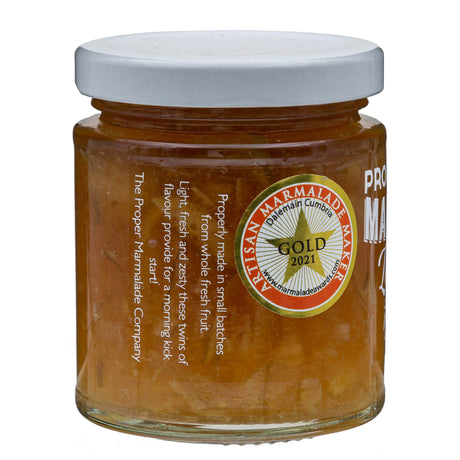 Lobbs Farm Shop, Heligan - The Proper Marmalade Co - Proper Marmalade, Lemon & Lime 225g - Made in Cornwall