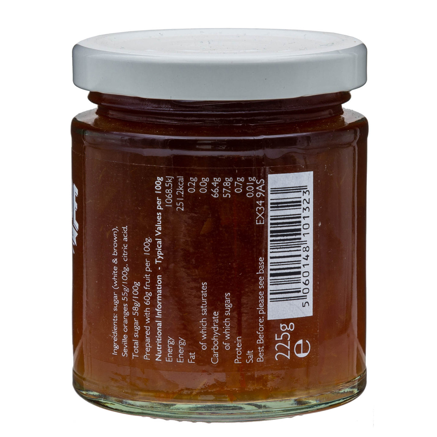 Lobbs Farm Shop, Heligan - The Proper Marmalade Co - Proper Marmalade, Tawny Seville 225g - Made in Cornwall