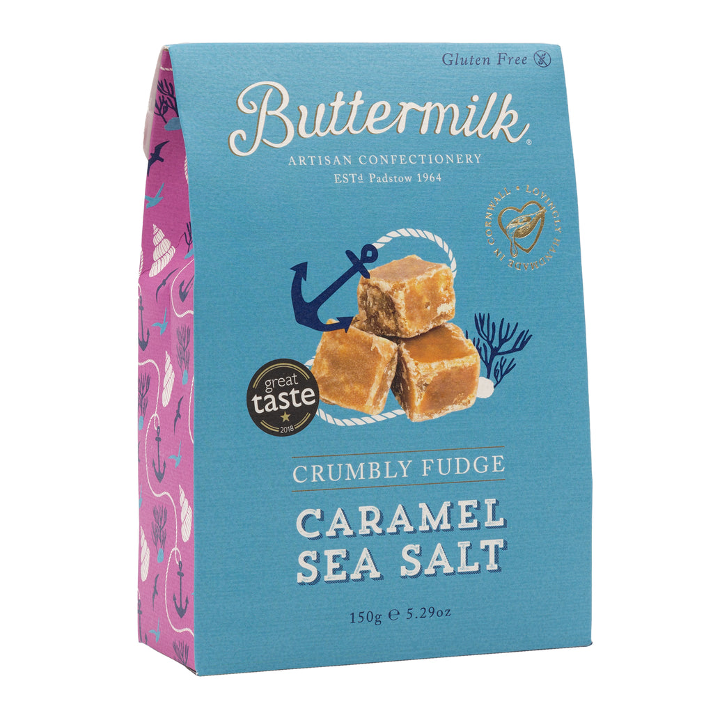 Buttermilk - Crumbly Salted Caramel Fudge 150g