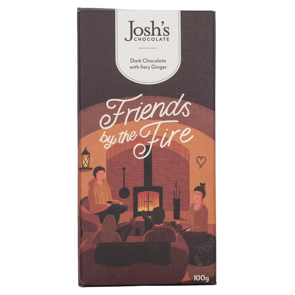Josh's Chocolate - Friends By The Fire 100g - Made in Cornwall