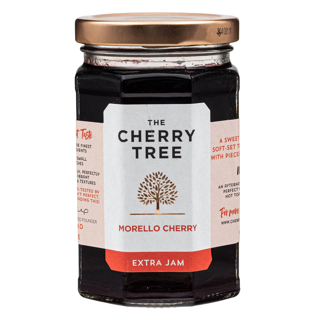 Lobbs Farm Shop, Heligan - The Cherry Tree - Morello Cherry Extra Jam 340g