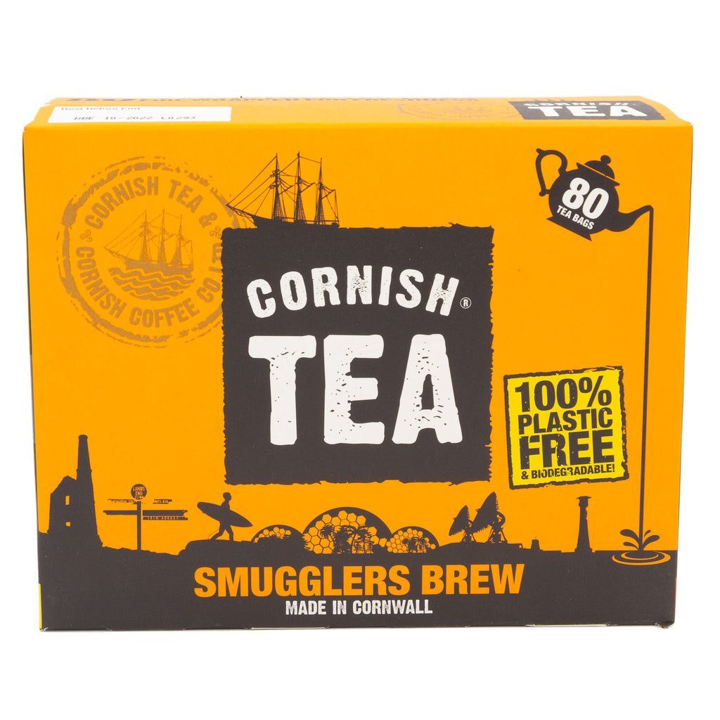 Cornish Tea - Smugglers Brew 80 Tea Bags 250g