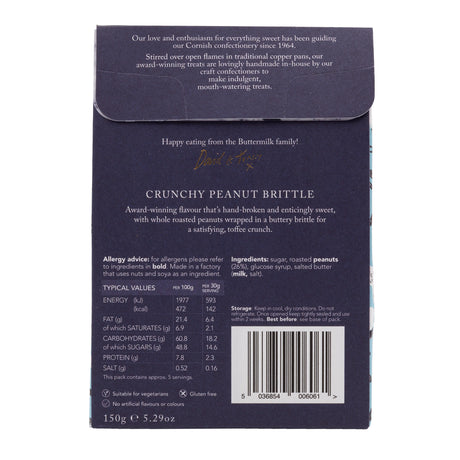 Buttermilk - Crunchy Peanut Brittle 150g