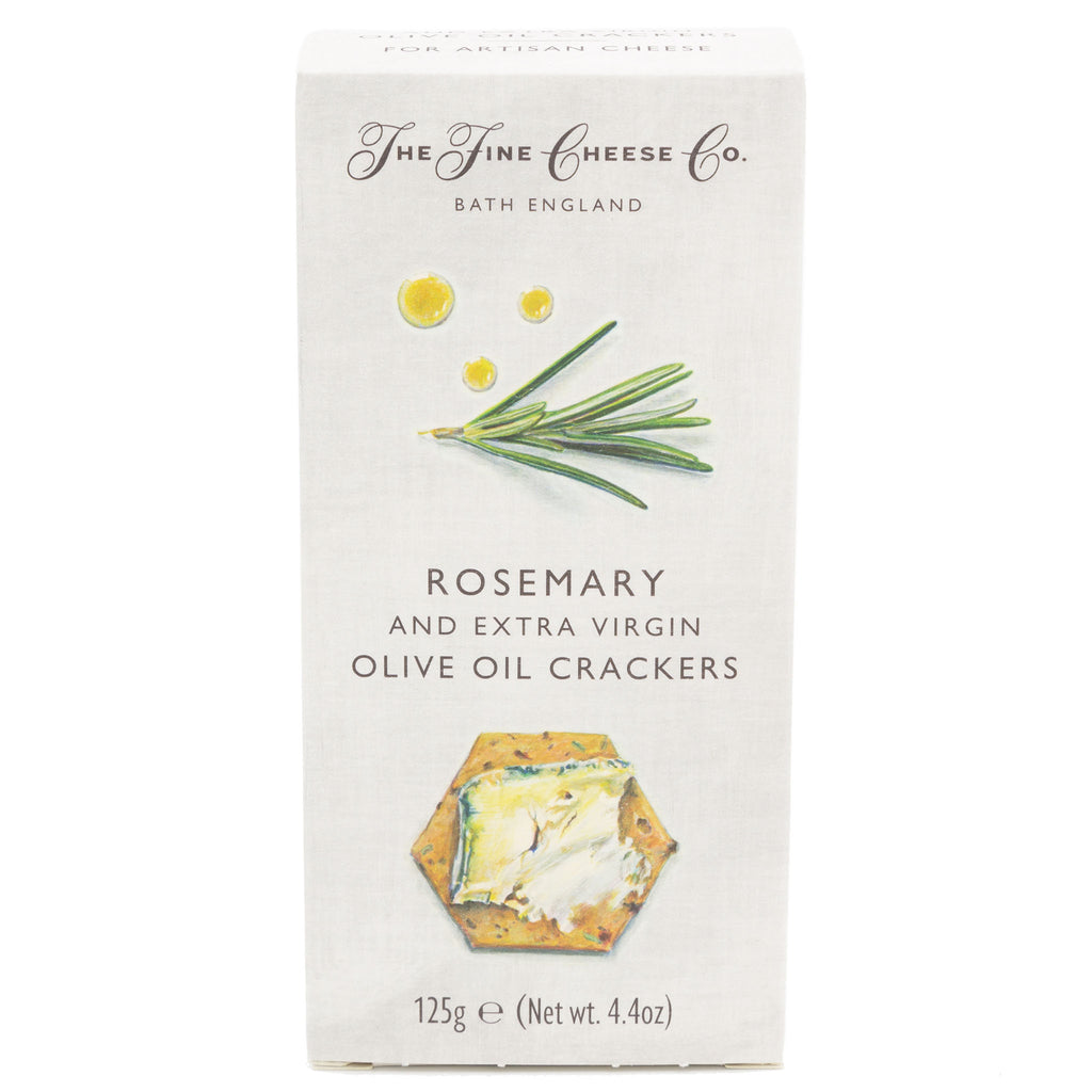 The Fine Cheese Co - Rosemary & Extra Virgin Olive Oil Crackers 125g