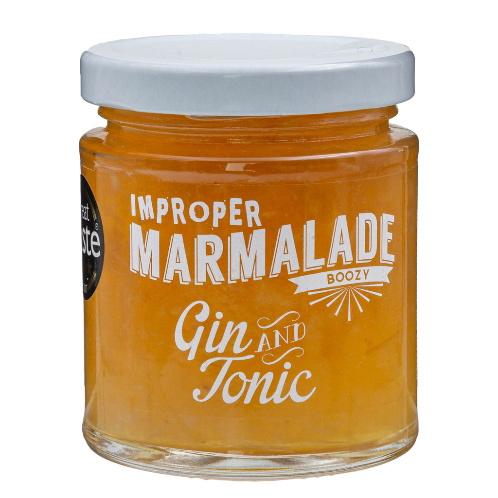 Lobbs Farm Shop, Heligan - The Proper Marmalade Co - Improper Marmalade, Gin & Tonic 225g - Made in Cornwall