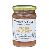 Lobbs Farm Shop, Heligan, Cornwall - Fowey Valley - Cider Chutney 320g - Made in Cornwall