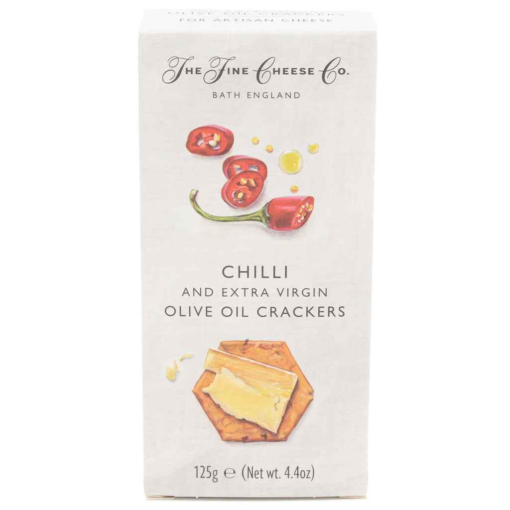 The Fine Cheese Co - Chilli & Extra Virgin Olive Oil Crackers 125g