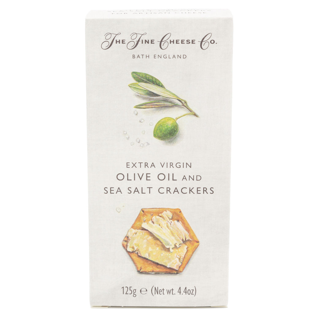 The Fine Cheese Co - Extra Virgin Olive Oil  & Sea Salt Crackers 125g
