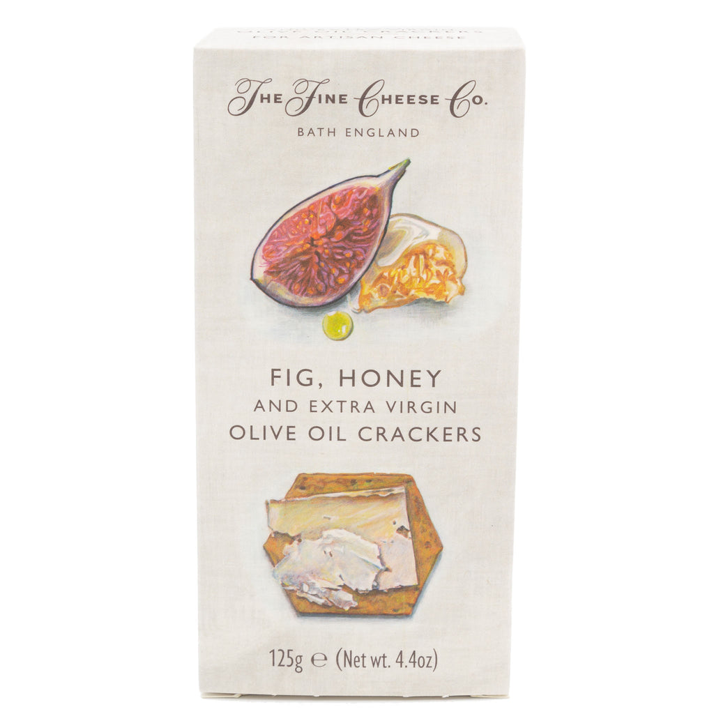 The Fine Cheese Co - Fig, Honey & Extra Virgin Olive Oil Crackers 125g