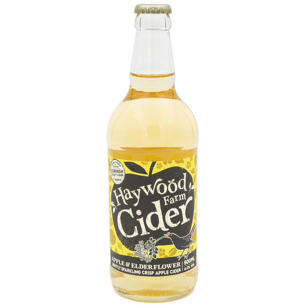Haywood Farm Cider - Apple & Elderflower Cider 500ml