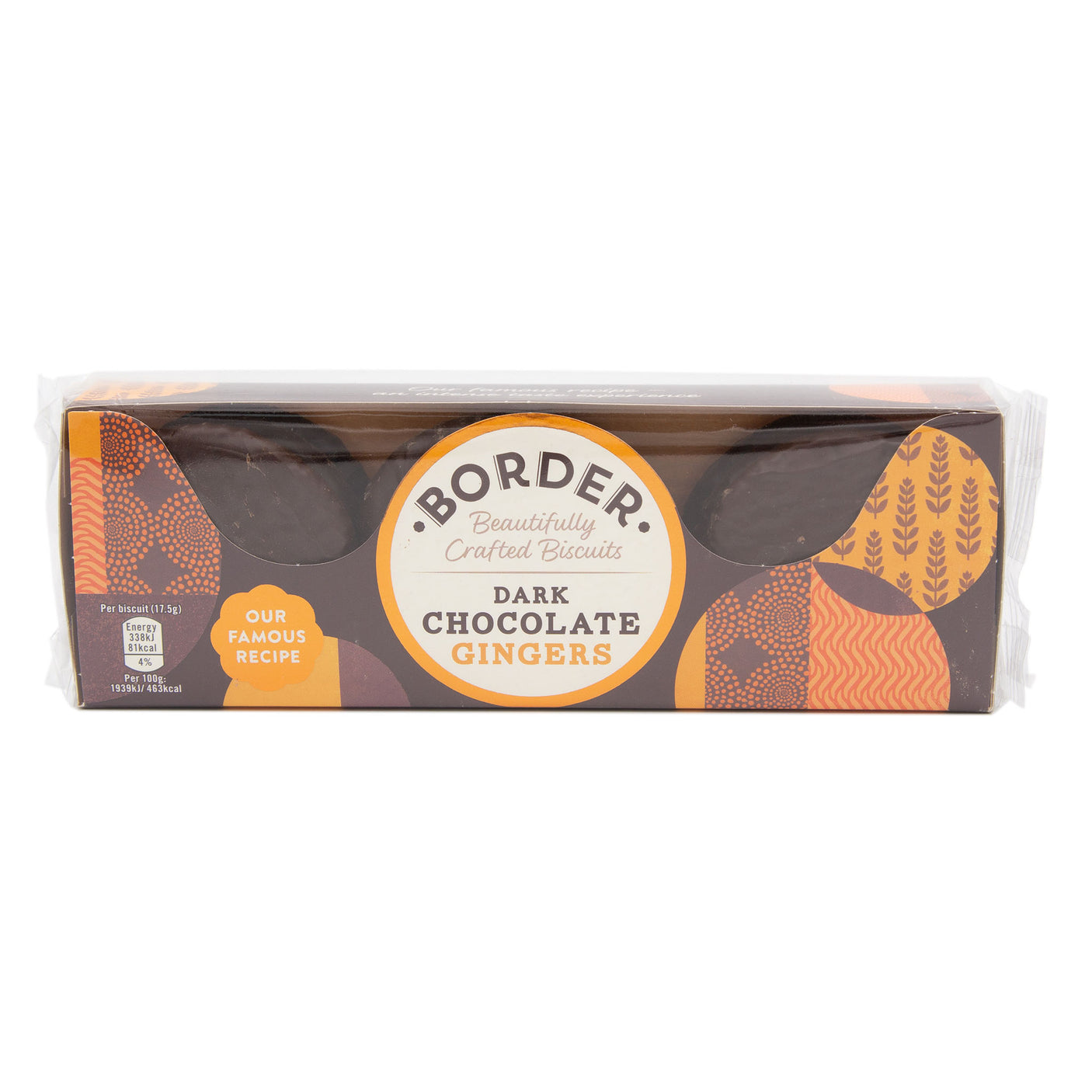 Border - Dark Chocolate Ginger Biscuits 150g