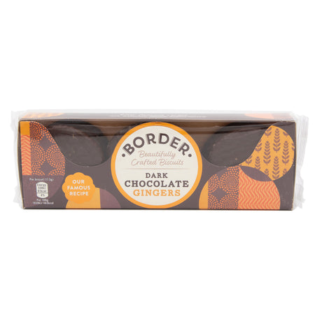 Border - Dark Chocolate Ginger Biscuits 150g