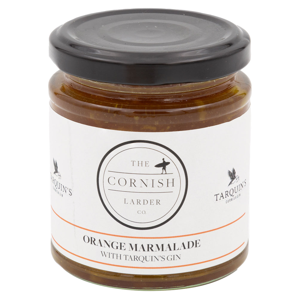 Cornish Larder Co - Orange Marmalade with Tarquin's Gin 227g - Made in Cornwall