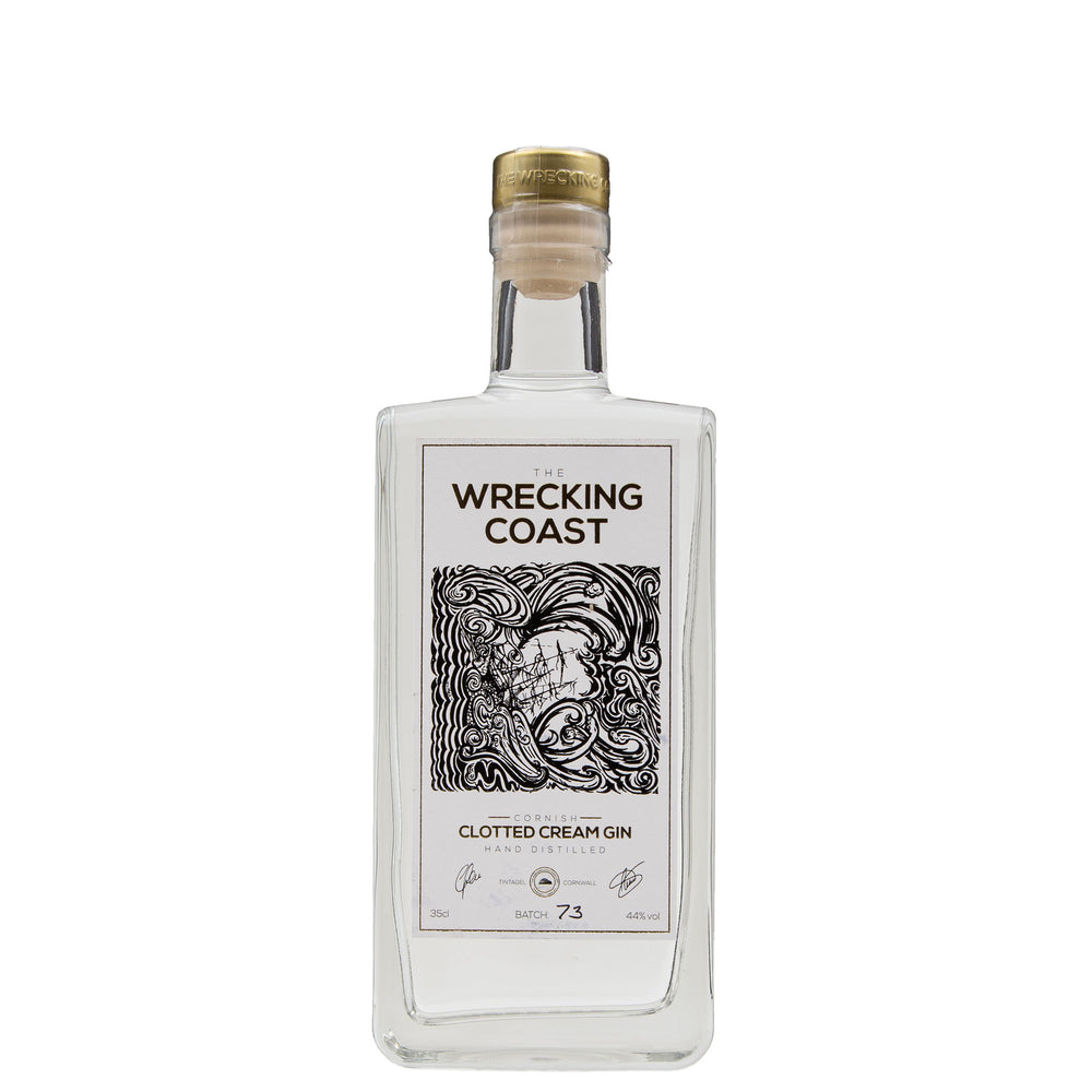 Lobbs Farm Shop - The Wrecking Coast Distillery - Cornish Clotted Cream Gin 35cl - Made in Cornwall