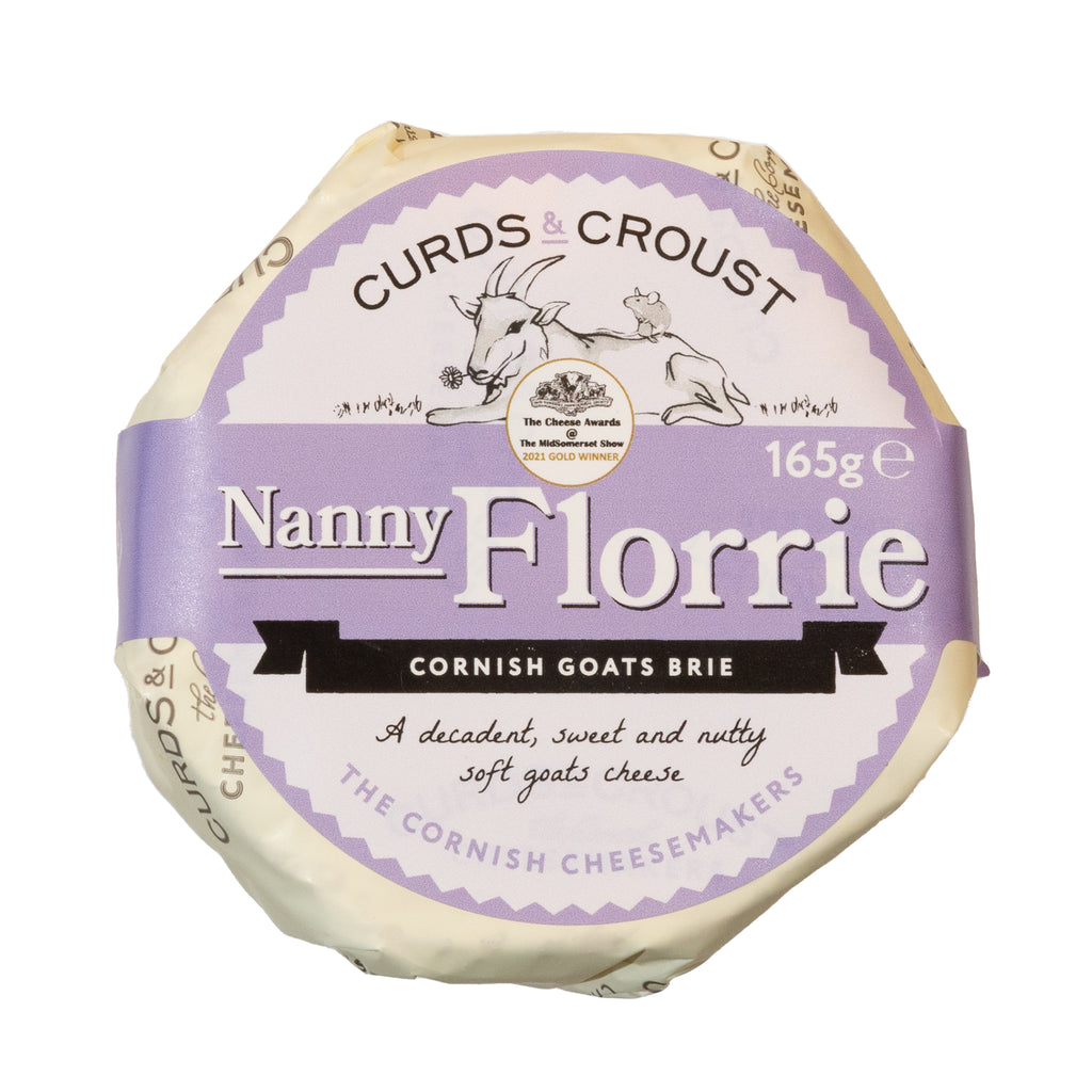 Lobbs Farm Shop Deli - Curds & Croust -  - Made in CornwallNanny Florrie Cornish Goats Brie 