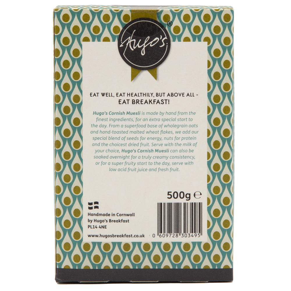 Hugo's Breakfast - Cornish Muesli 500g - Made in Cornwall