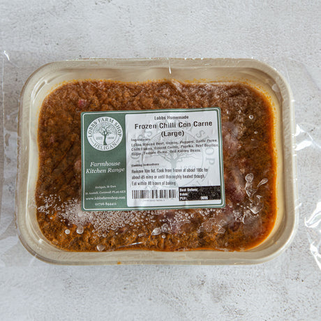 Lobbs Farm Shop Homemade - Frozen Chilli Con Carne (Large) -  Serves 2