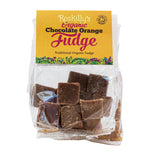 Lobbs Farm Shop, Heligan, Cornwall - Roskilly’s - Organic Chocolate Orange Fudge 100g - Made in Cornwall