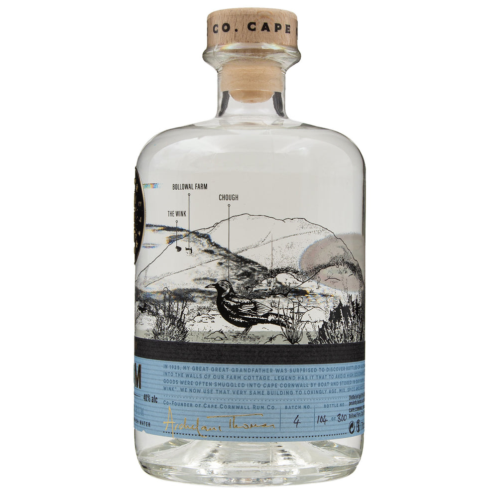 Lobbs Farm Shop - Cape Cornwall Rum Co - White Rum 70cl