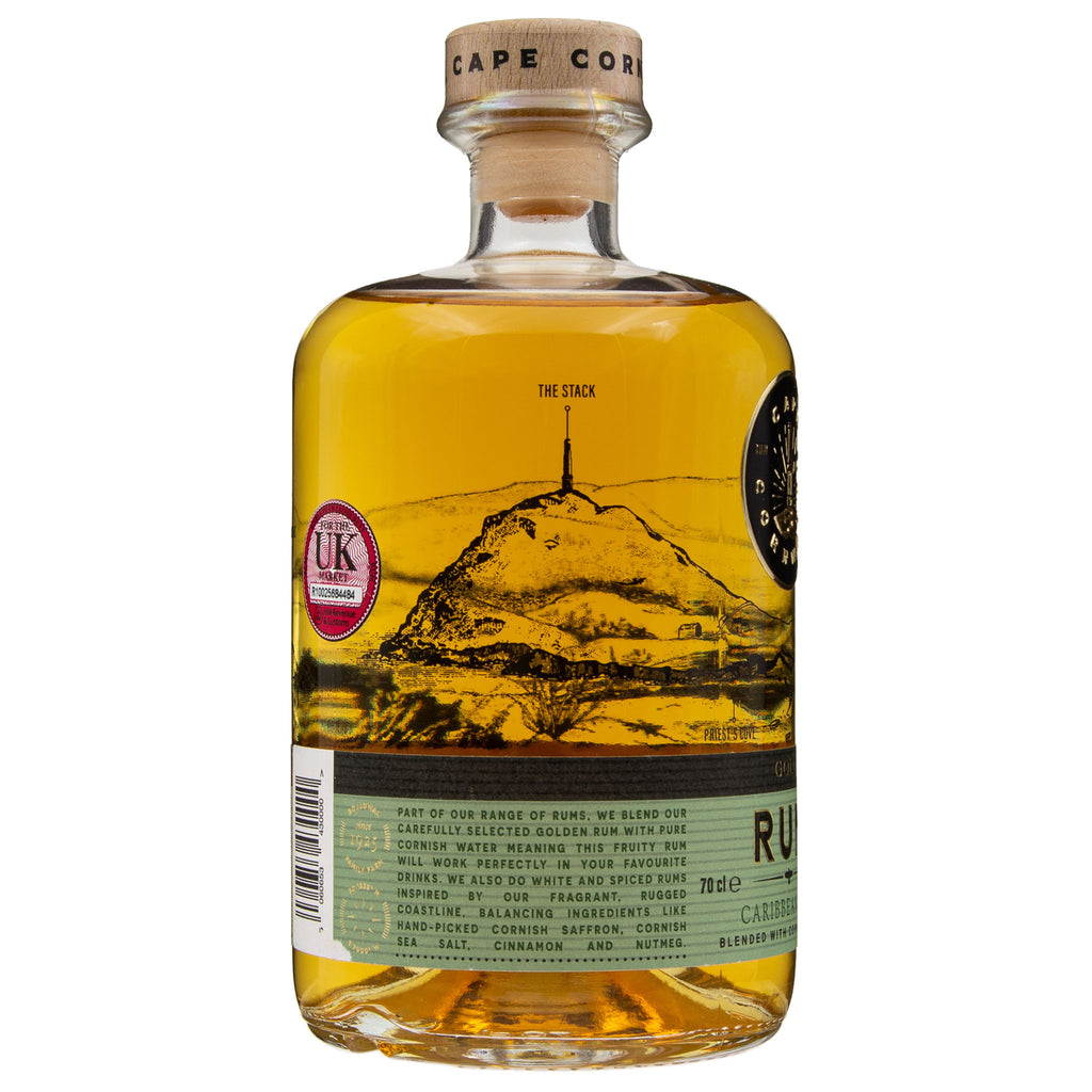 Lobbs Farm Shop - Cape Cornwall Rum Co - Gold Rum 70cl