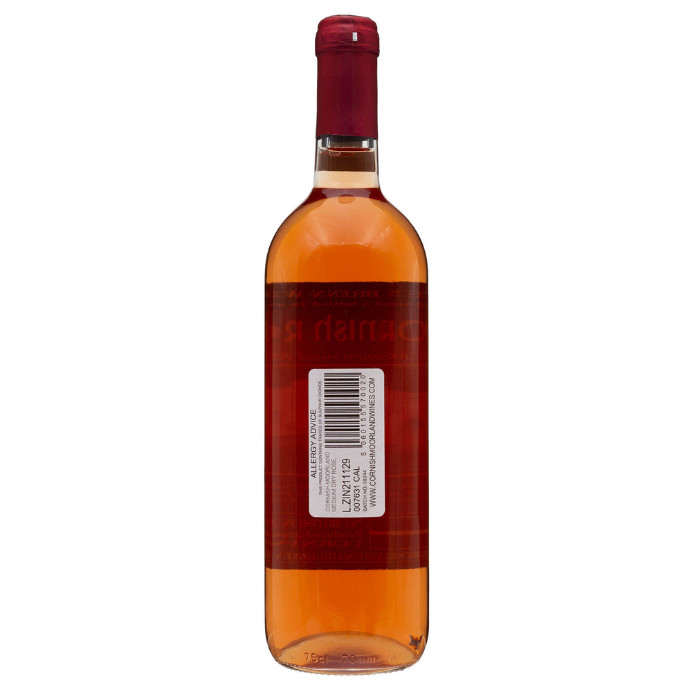 Lobbs Farm Shop, Heligan, Cornwall - Cornish Moorland Wines - Medium Dry Rosé 75cl -Made in Cornwall