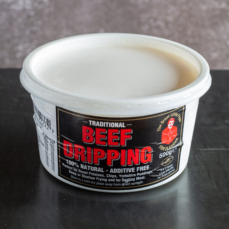 Lobbs Farm Shop Butchery - Traditional Beef Dripping 500g Tub