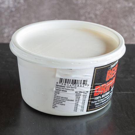 Lobbs Farm Shop Butchery - Traditional Beef Dripping 500g Tub