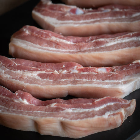 Cornish Pork Belly Slices (with optional marinade)