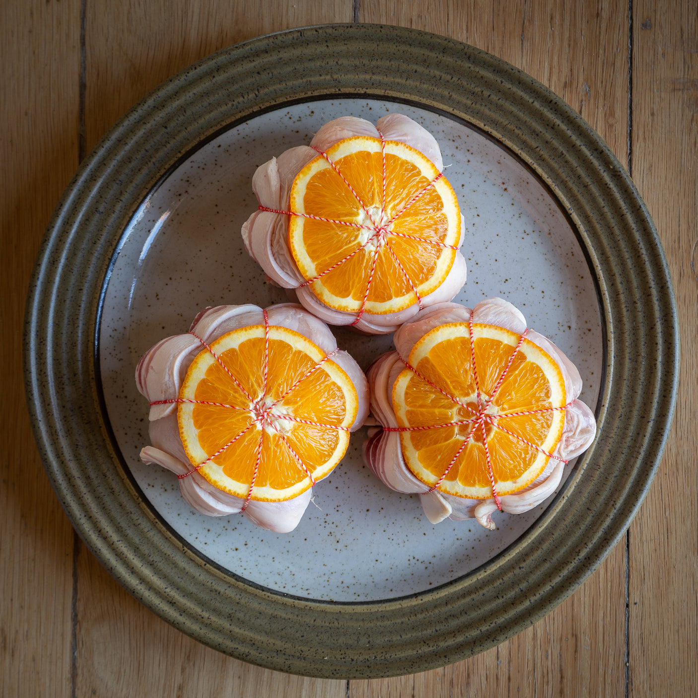 Barn Reared Chicken Breast with a Cranberry, Orange and Roast Chestnut stuffing